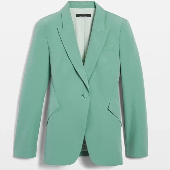 WHBM Women’s Lace Up Fluid Editor Blazer 14 - Picture 4 of 12